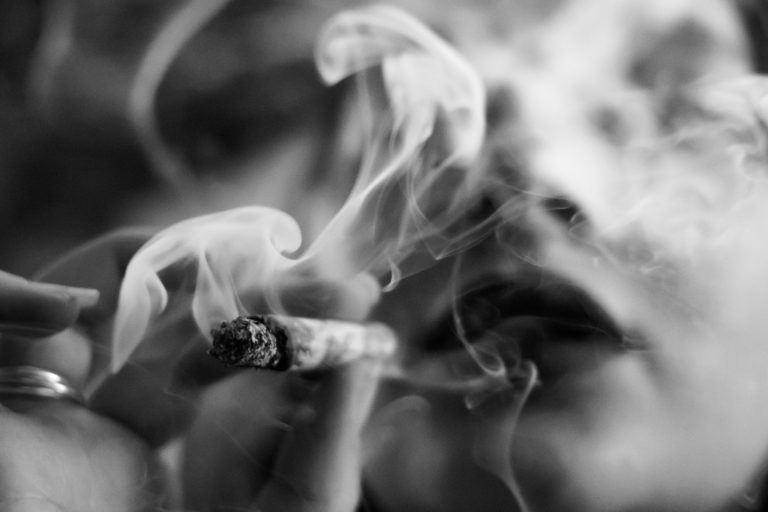 lady smoking