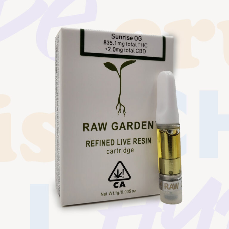 Full Gram cartridges by Raw! 80%+ THC in a 5-10 thread screw on
