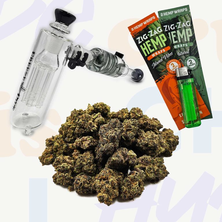 1oz. Top Shelf Flower + Freeze Bubbler