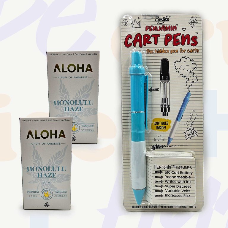 (2) Aloha 1 Gram Cartridges + Penjamin Battery