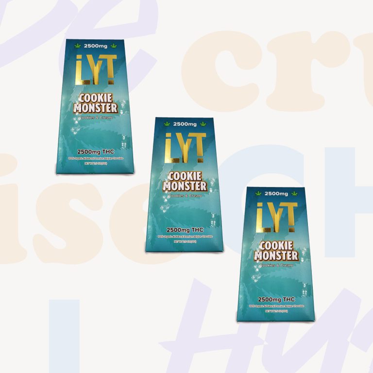 (3 Pack) LYT Chocolate Bars 2500MG THC