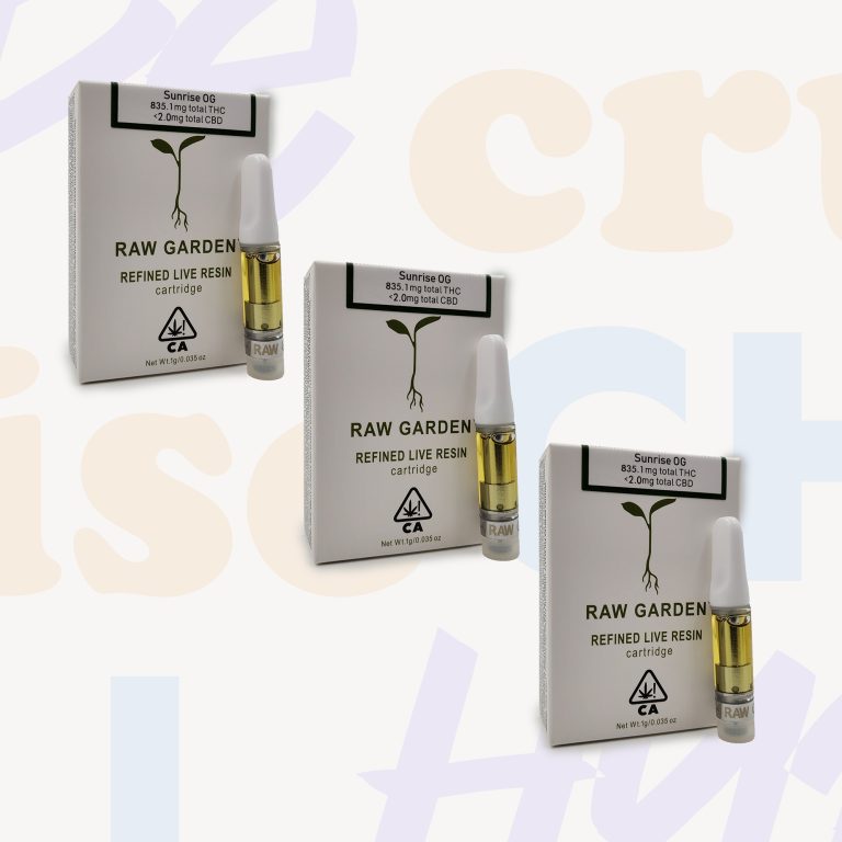 (3 Pack) Raw Garden 1 Gram Cartridge