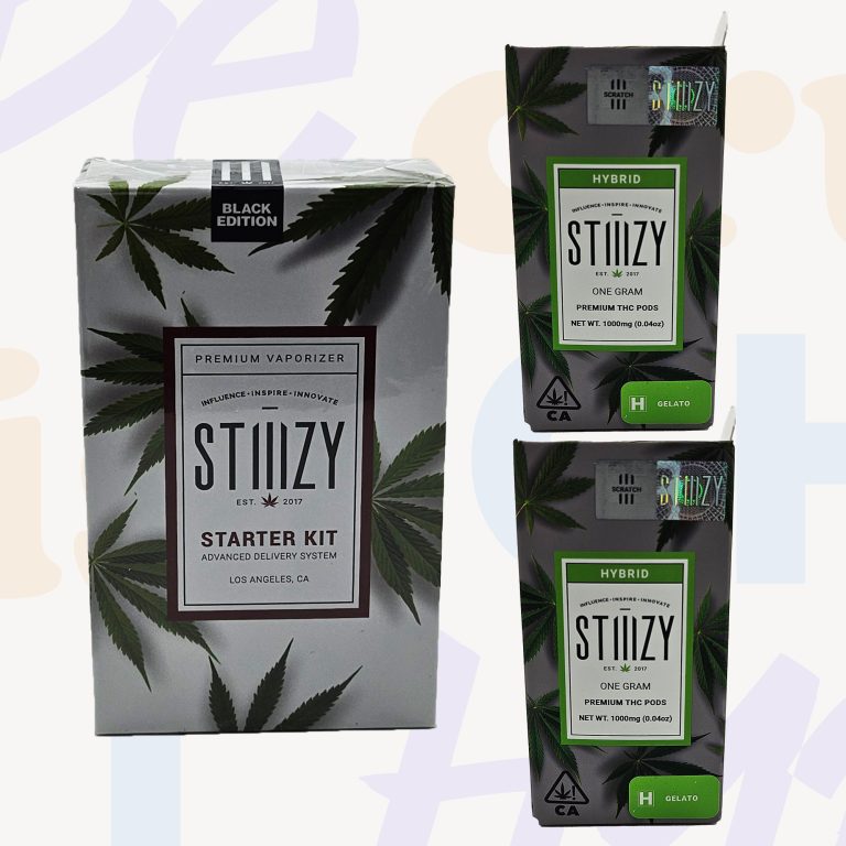 (2) Stiiizy 1 Gram Pods + Stiiizy Standard Battery