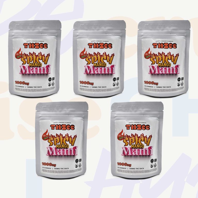 (5 Pack) Thicc Gummies 1000MG THC