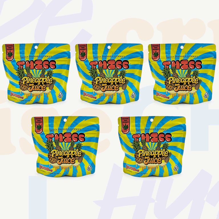 (5 Pack) Thicc Gummies 3000MG THC