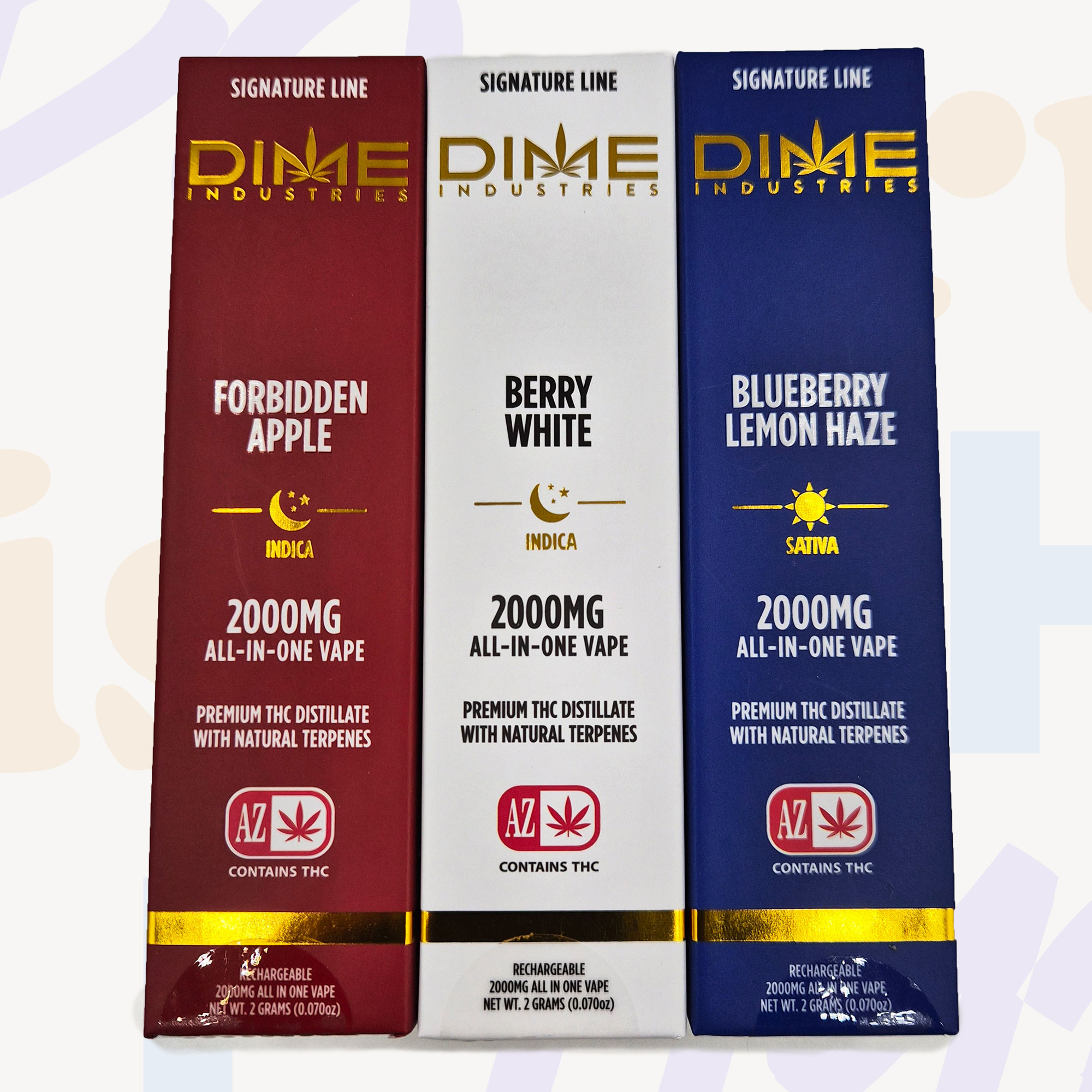 (3 Pack) Dime 2g Disposable