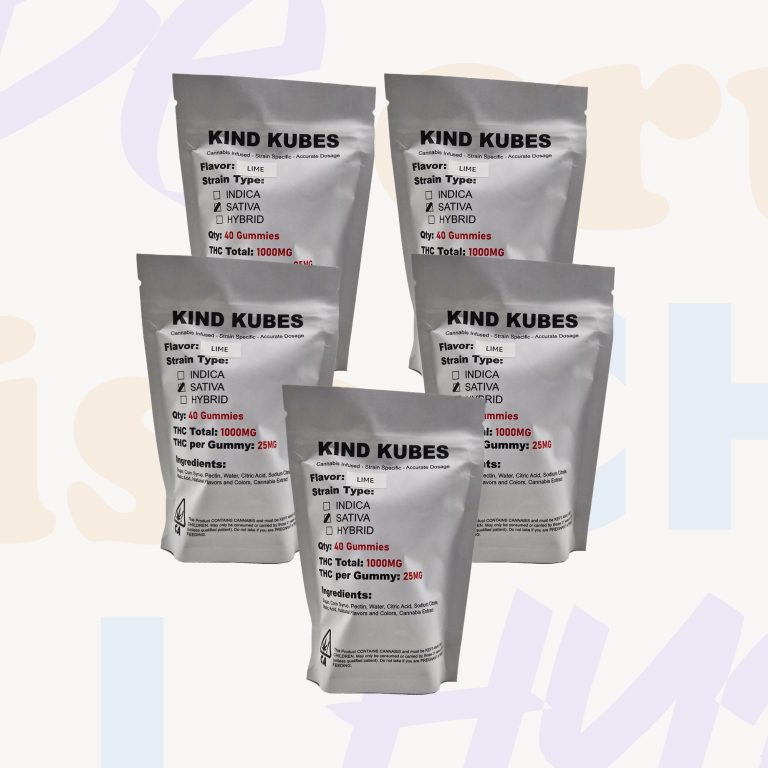 (5 Pack) Kind Kubes 1000mg THC